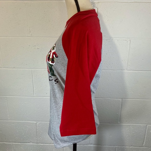 Friends Christmas Movies Themed Holiday Baseball Raglan T-shirt - Picture 2 of 13
